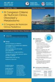 IX Congreso Chileno de Nutrición Clínica, Obesidad y Metabolismo / II Congreso De Nutrición Clínica Pediátrica